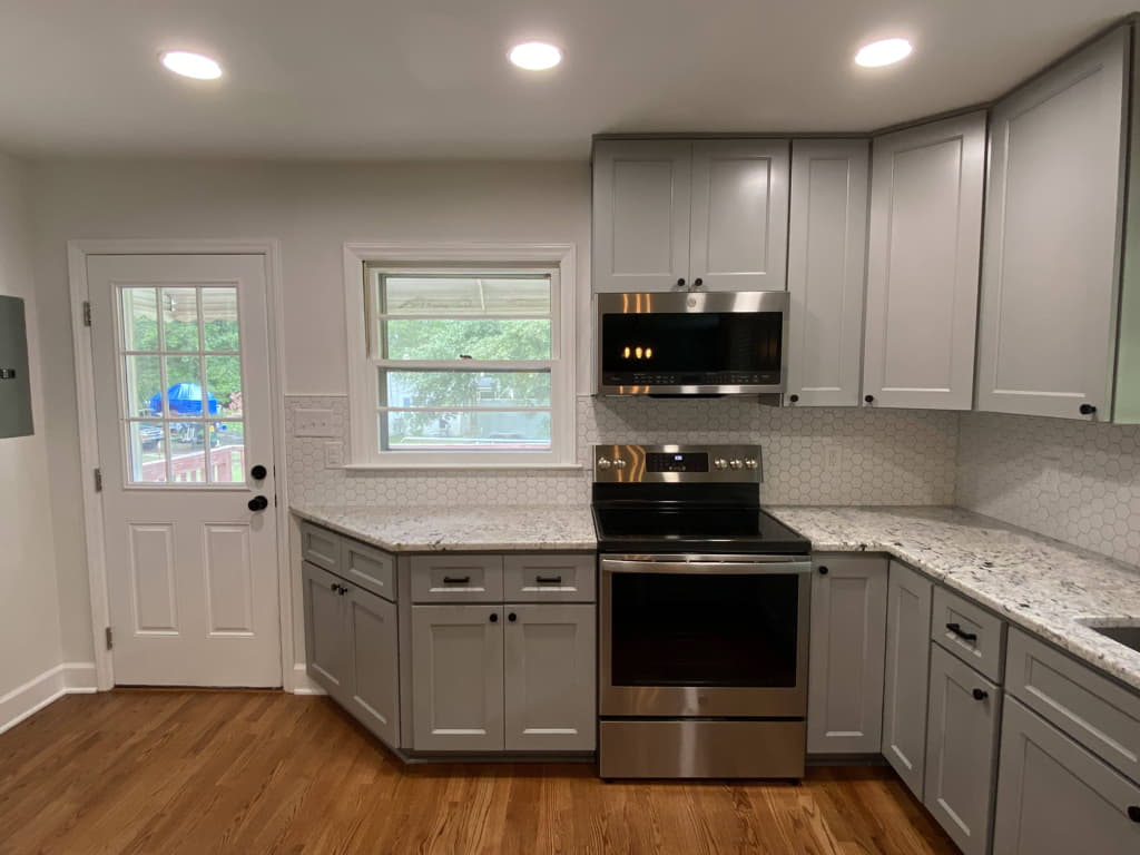 White Oak Kitchen.